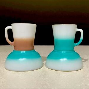 Vintage Fire King Mugs Bowls 4 PCs